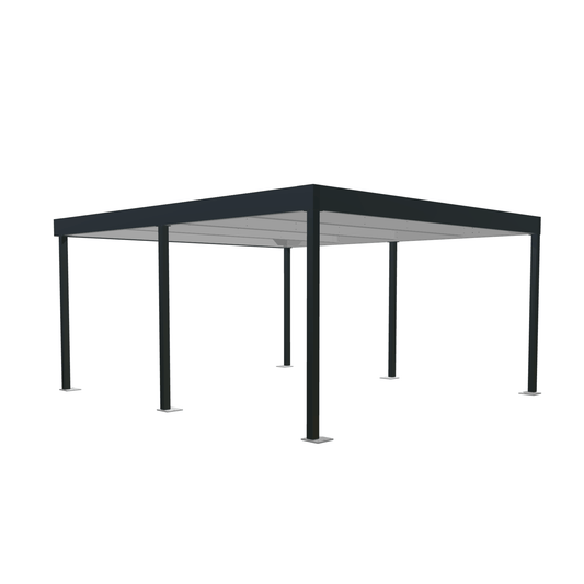 Prístrešok pre 2 autá - 5 x 6m - Koverta