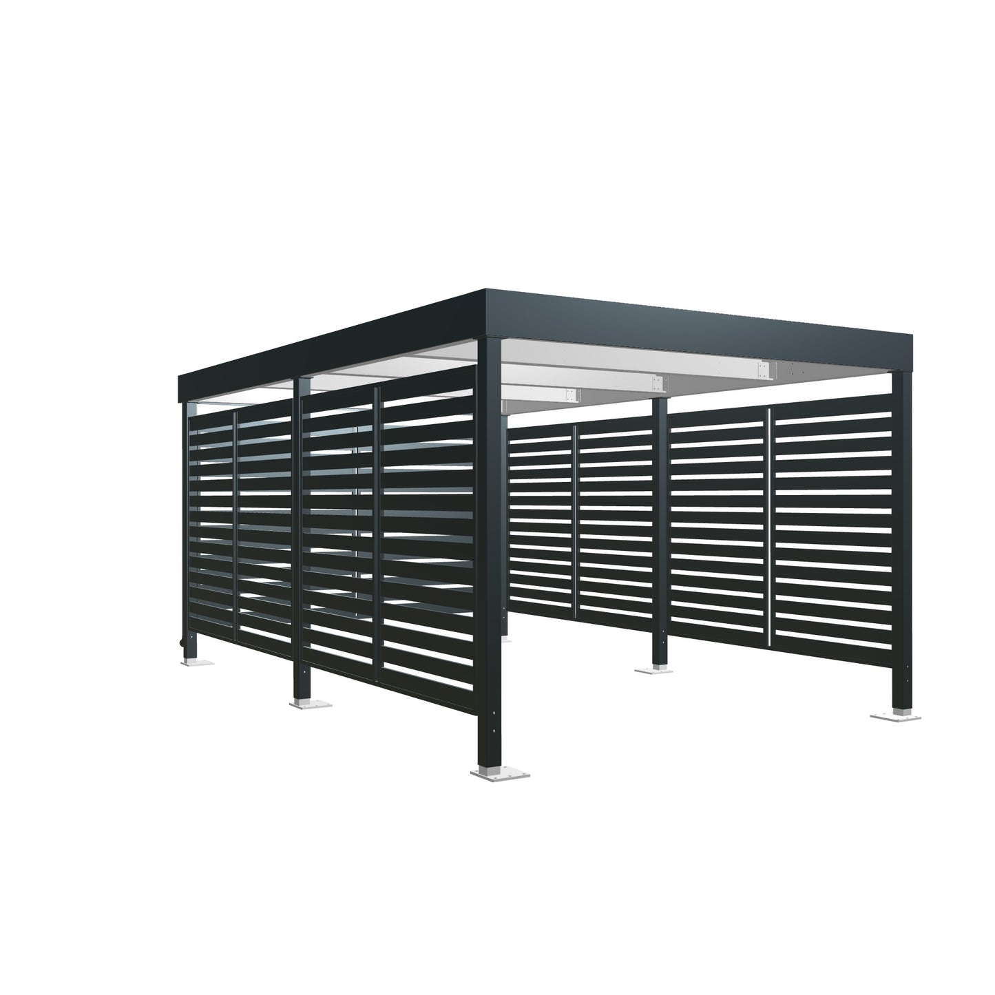 Prístrešok pre 1 auto - 3,5 x 5,6m