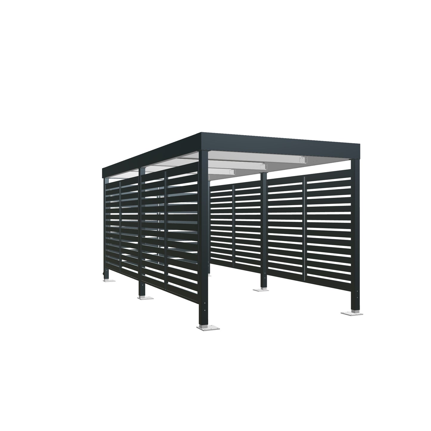 Prístrešok pre 1 auto - 2,8 x 6m