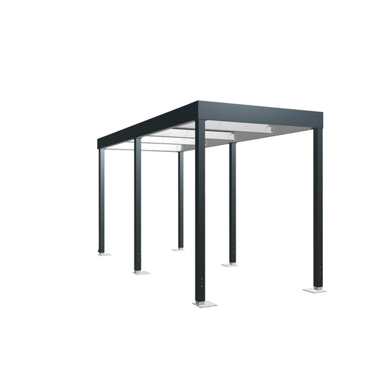 Prístrešok pre 1 auto - 2,5 x 5,2m