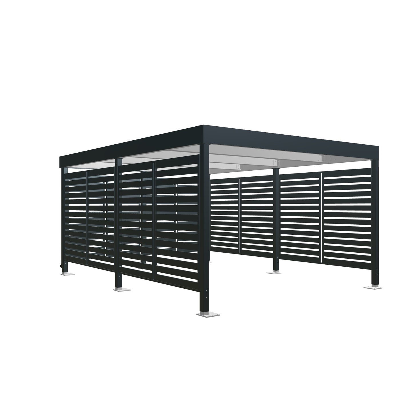 Prístrešok pre 1 auto - 4,2 x 5,6m