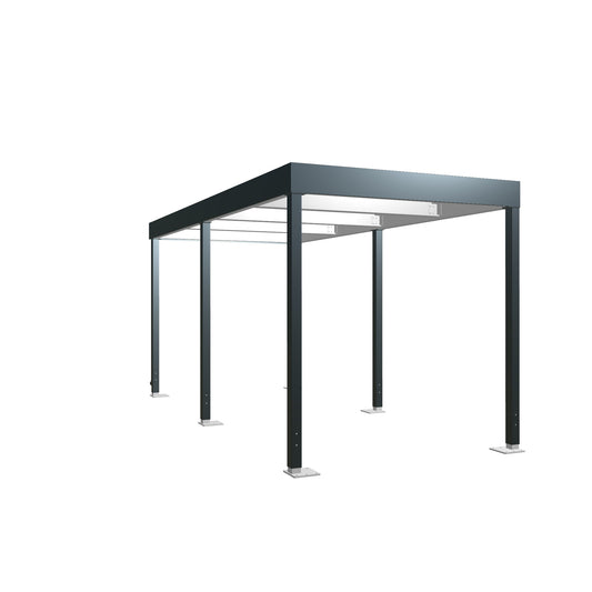 Prístrešok pre 1 auto - 2,5 x 5,6m